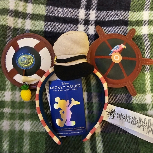 NEW Disney 50th Mickey Mouse Main Attraction Jungle Cruise Ears Headband - Picture 2 of 16
